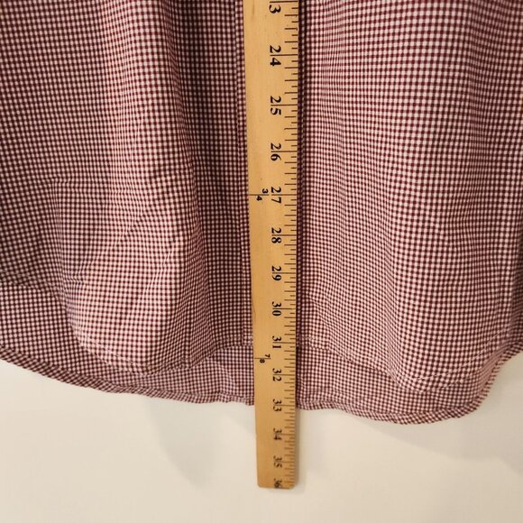 Florida State Seminoles‎ Button Up Shirt Long Sleeve Red White Check Medium - Picture 11 of 11